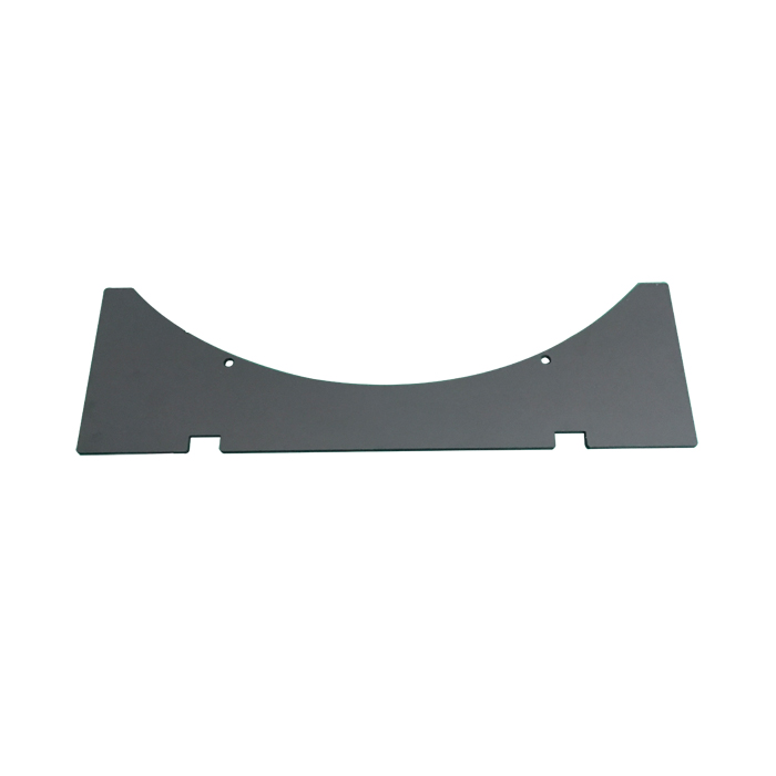 4mm Thick Irregulate-shaped Laser-cut Black Acrylic Panel