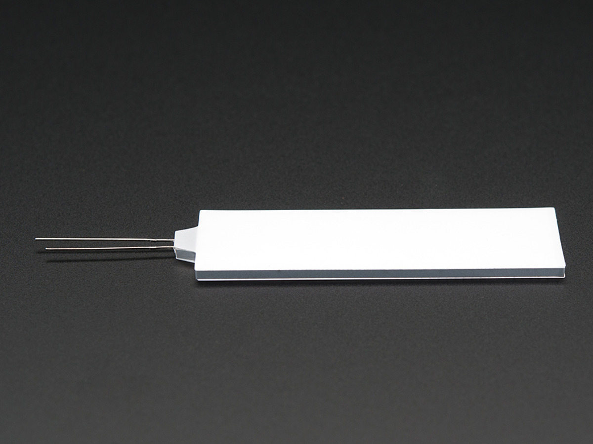 Small Plug-in LEDLED edge-lit panel for electricity meter and water meter